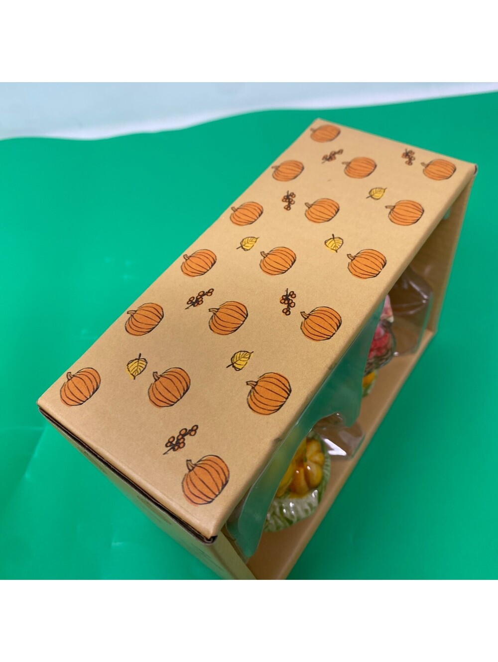Blue Sky Clayworks THANKSGIVING "TURKEY-PUMPKIN"  SALT & PEPPER SHAKERS - Picture 3 of 5